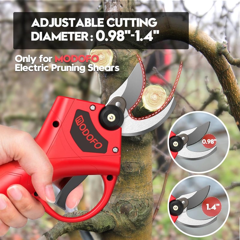 MODOFO Electric Pruning Shears Replacement Blade, 1.4" Cutting Diameter, Only Compatible Applicable to Electric Pruning Shears - Image 3